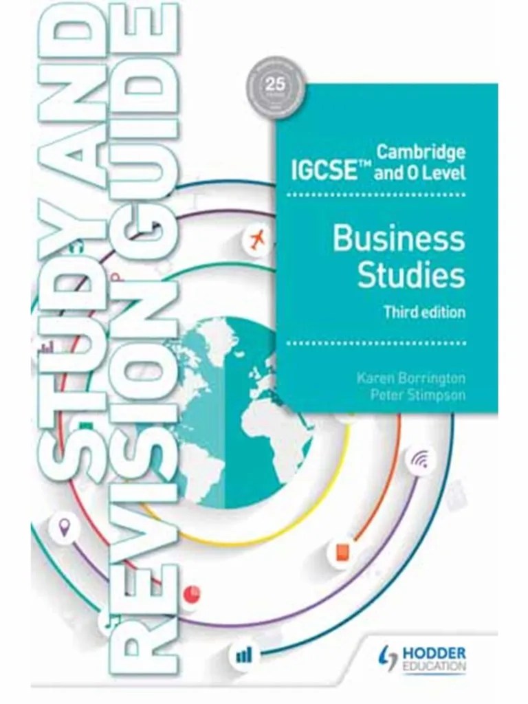 Cambridge IGCSE And O Level Business Studies Study And Revision Guide ...