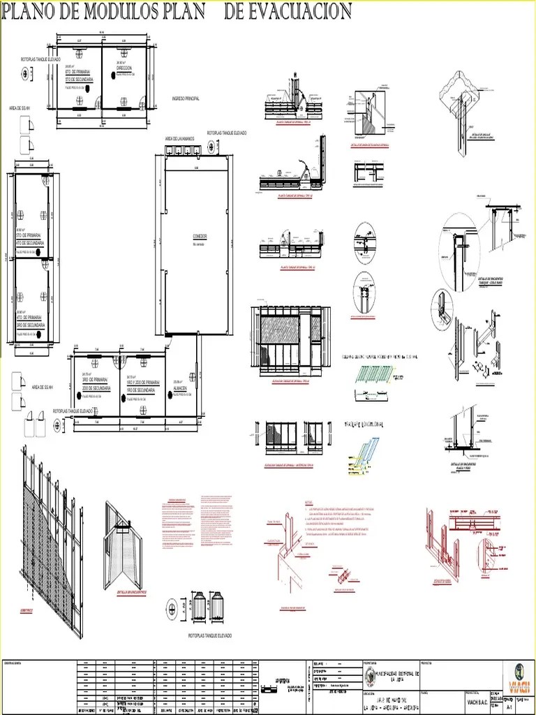 Plan De Evacuacion-Model | PDF
