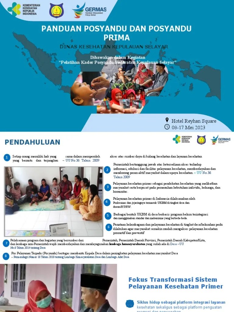 Panduan Posyandu Dan Posyandu Prima | PDF