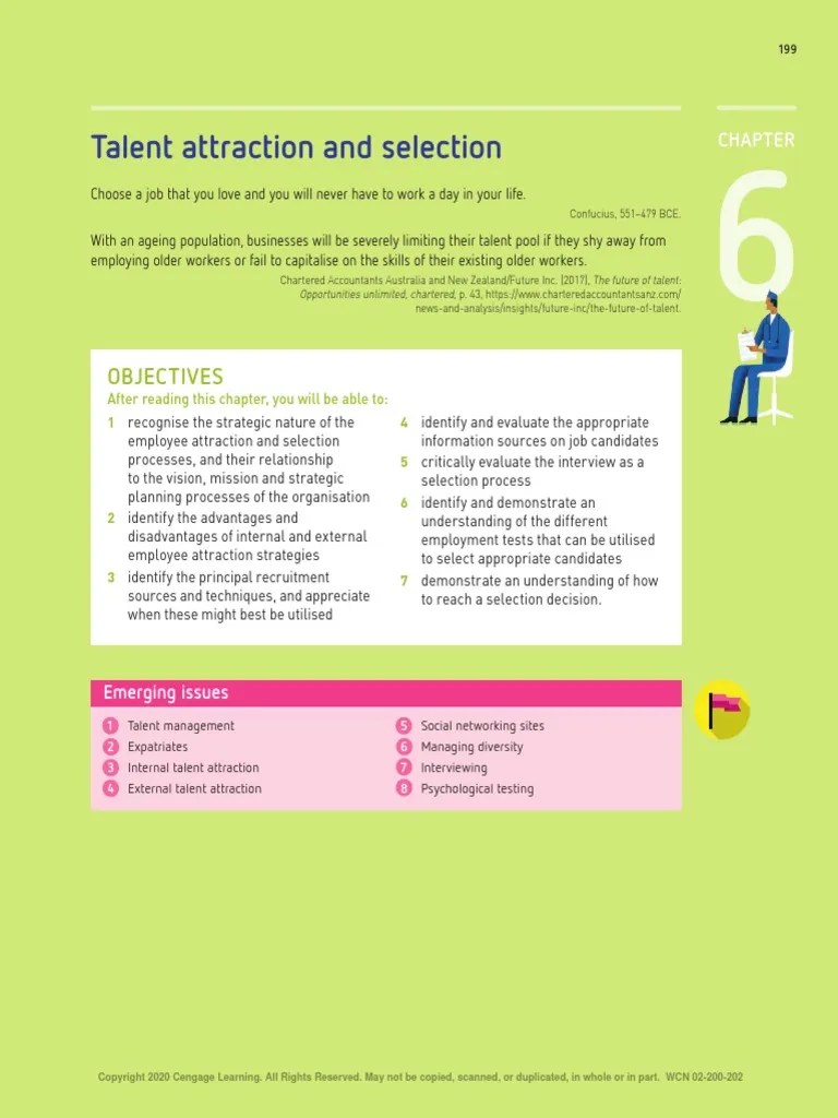 Talent Attraction And Selection | PDF | Recruitment | Human Resource ...