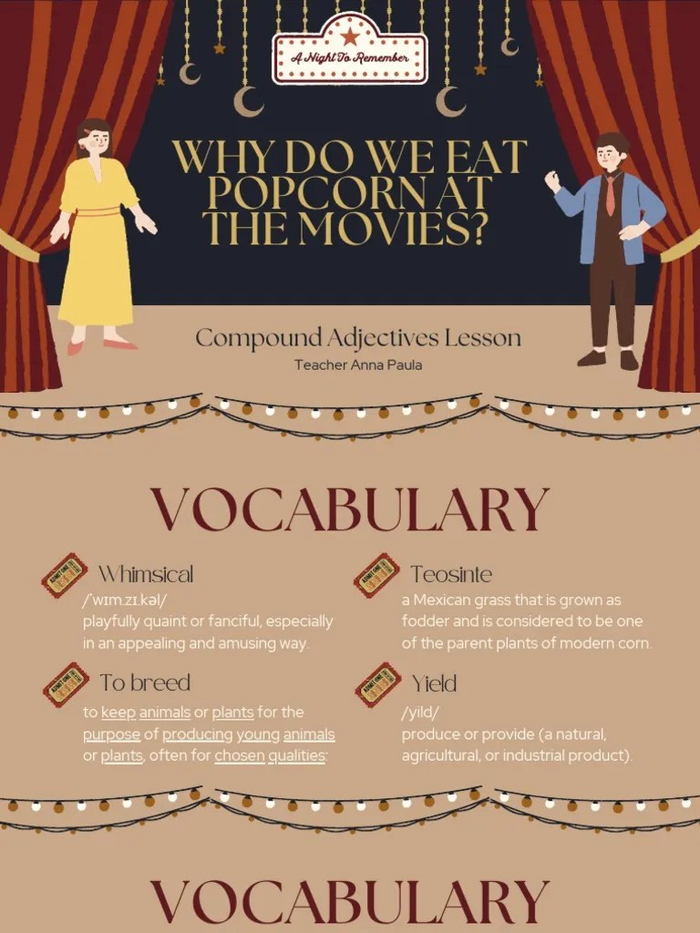 Why Do We Eat Popcorn At The Movies | PDF