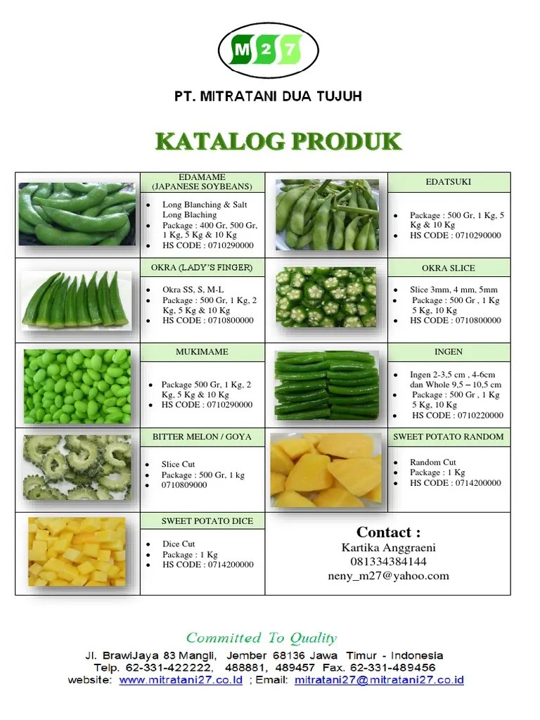 Katalog Produk Ekspor (24 May 2023) | PDF