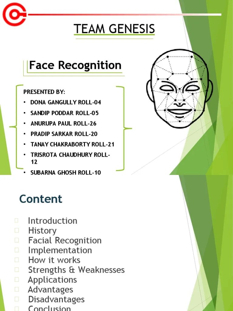 Face Recognition Technology | PDF | Biometrics | Personal ...