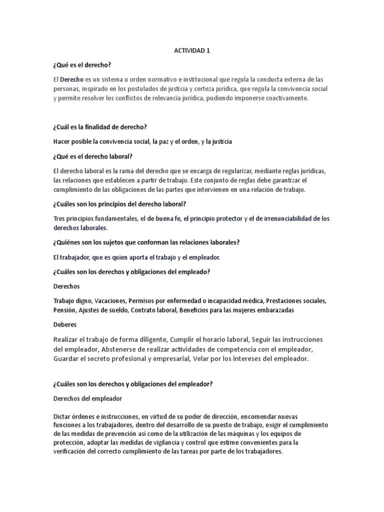 Derecho Laboral | PDF