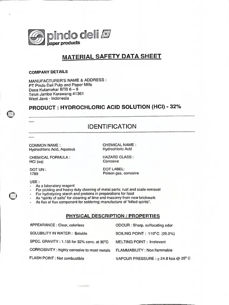 MSDS New | PDF