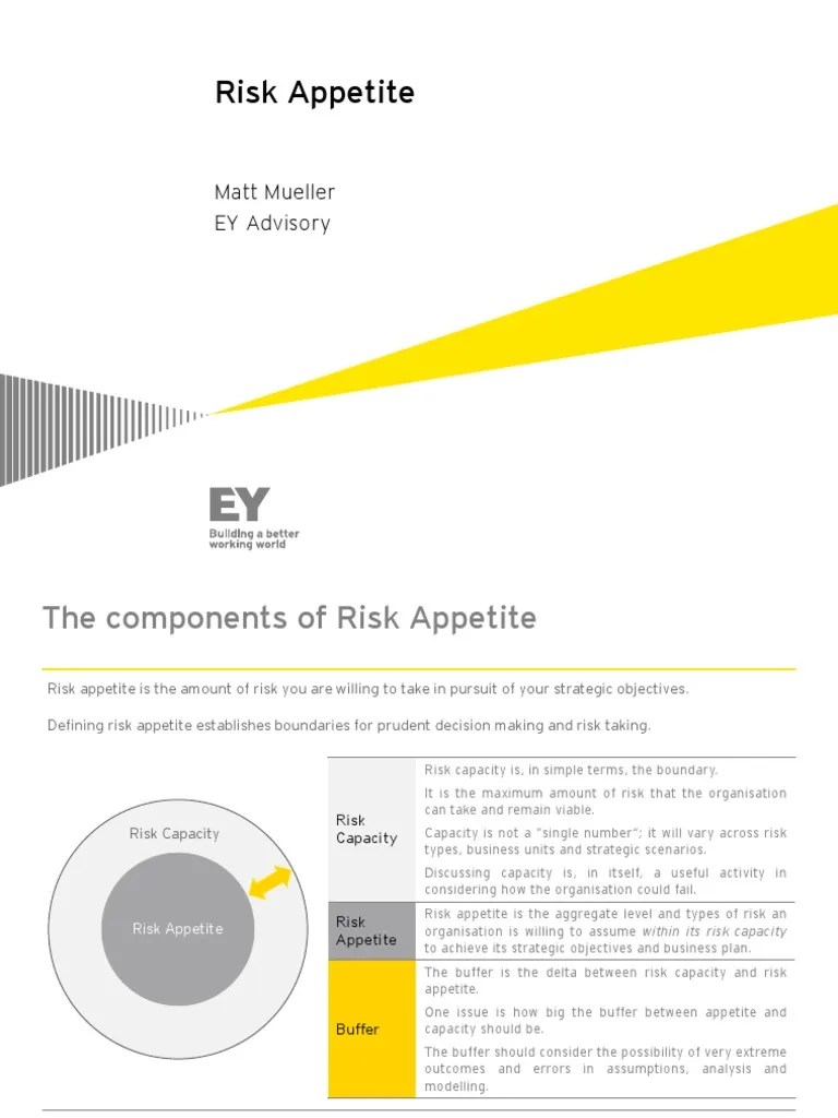 Risk Appetite Overview Iia Presentation | Download Free PDF | Risk | Governance