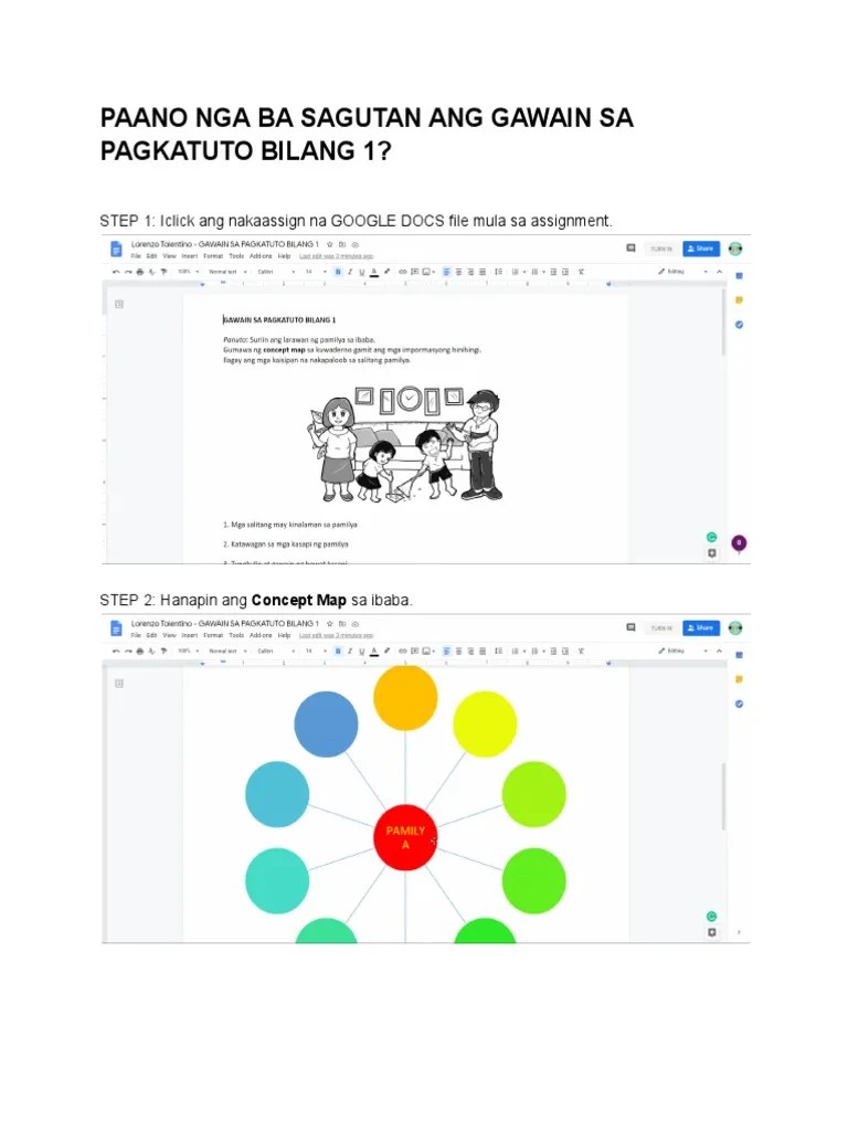 Paano Nga Ba Sagutan Ang Gawain Sa Pagkatuto Bilang 1 | PDF