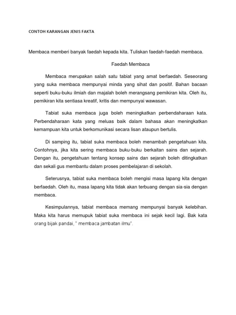 Jawapan buku aktiviti bahasa melayu tahun 3 jilid 2 from. Contoh Karangan Pendek Bahasa Melayu Tingkatan 2