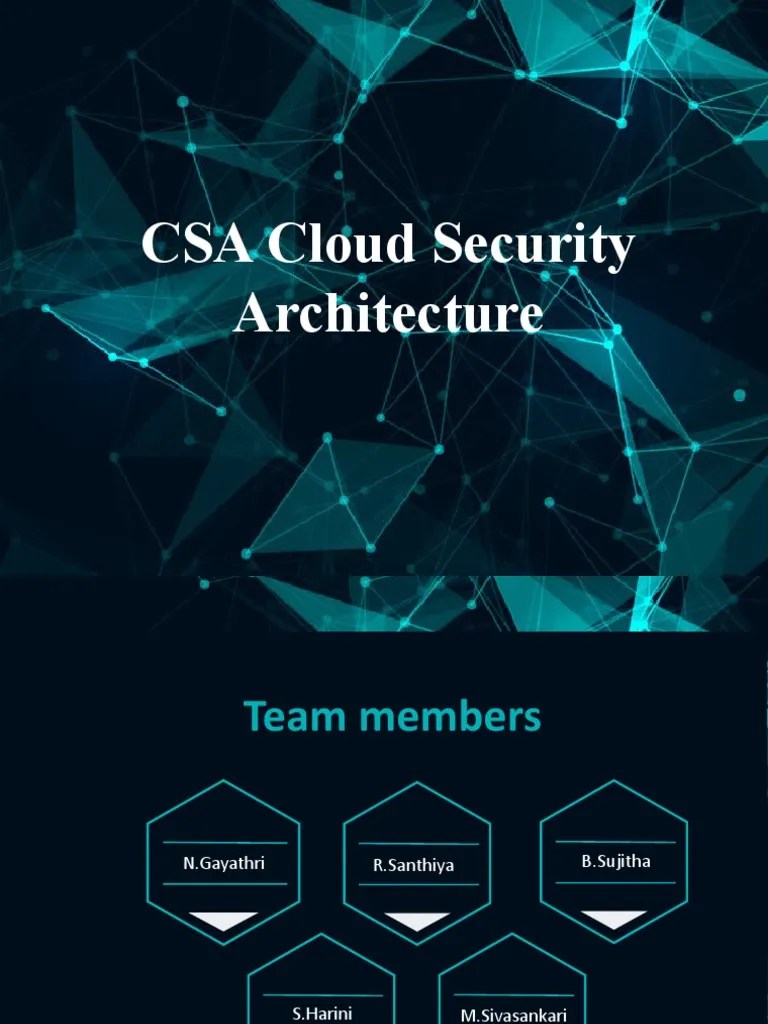 Cloud Computing-CSA Architecture. | PDF | Cloud Computing | Security