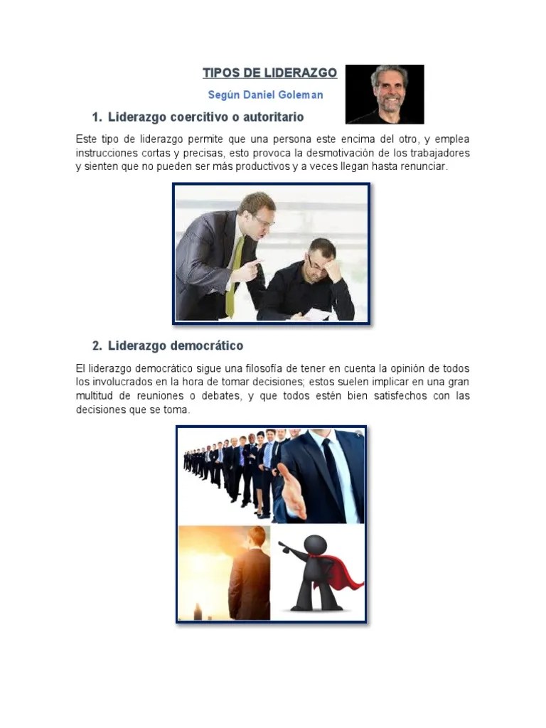 Tipos De Liderazgo | PDF