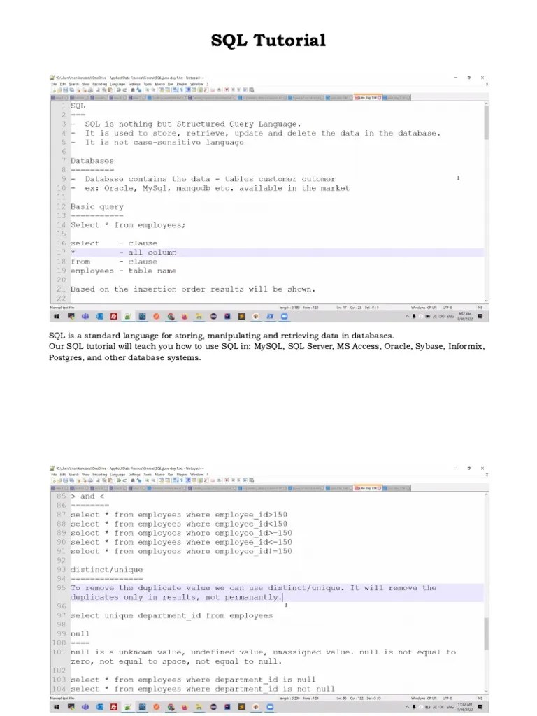 SQL Basics For Beginners | PDF | Relational Database | Sql