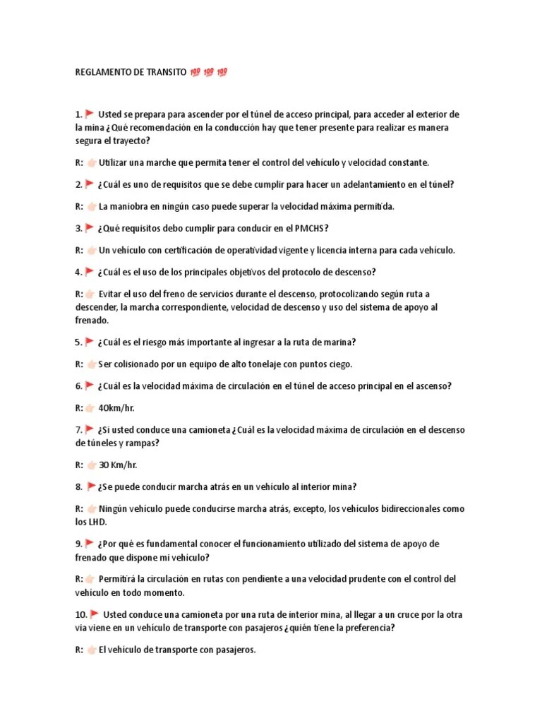 Reglamento De Transito | PDF | Peatonal | Vehículos