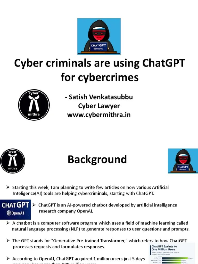 ChatGPT For Cyber Crime | PDF | Cybercrime | Security