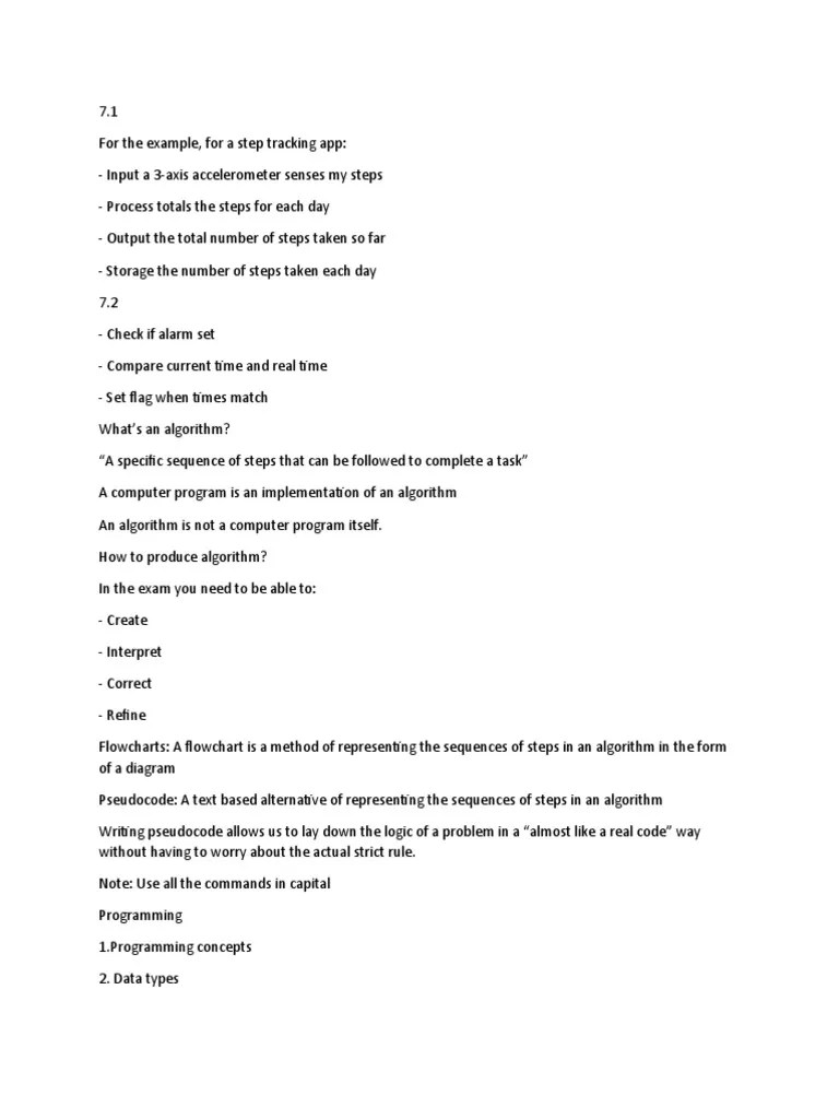 Computer Science Unit 7 | PDF | Computer Data Storage | Central ...