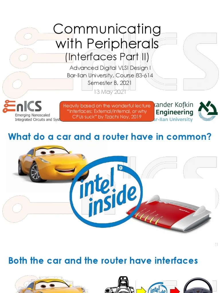 Lecture 5 Communicating With Peripherals 2021 | PDF | Booting | Osi Model