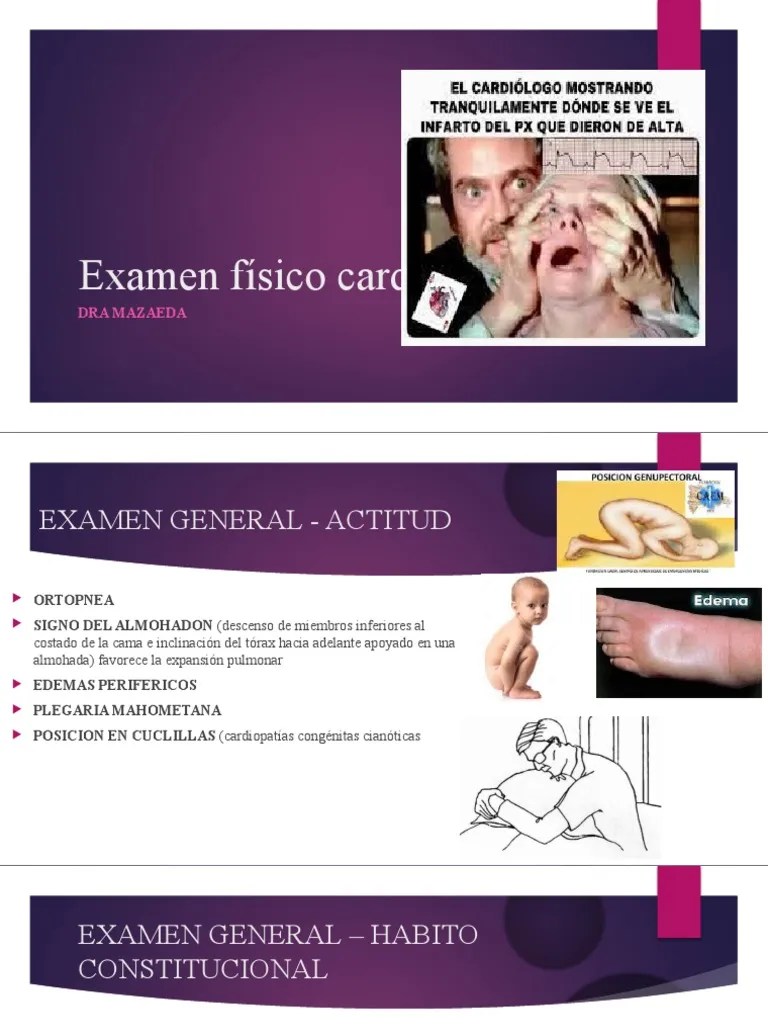 Examen Físico Cardiovascular | Descargar Gratis PDF | Ventrículo (corazón) | Cardiología