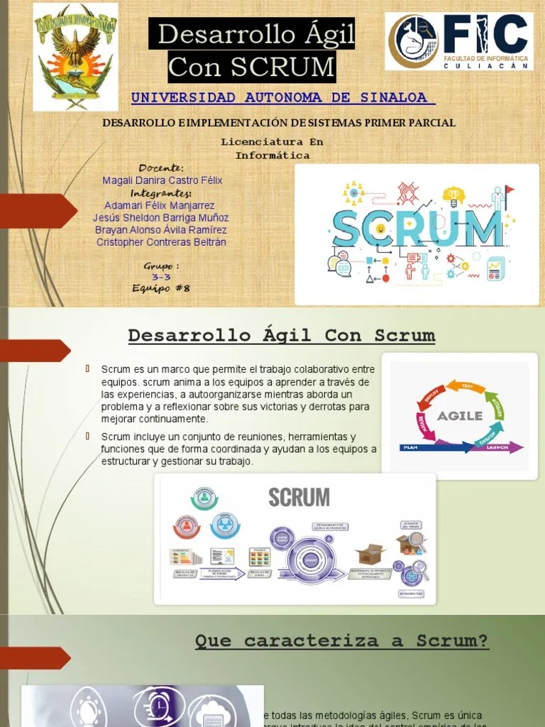 A5 - Presentacion - Desarrolo Agil De Scrum | PDF | Scrum (desarrollo ...
