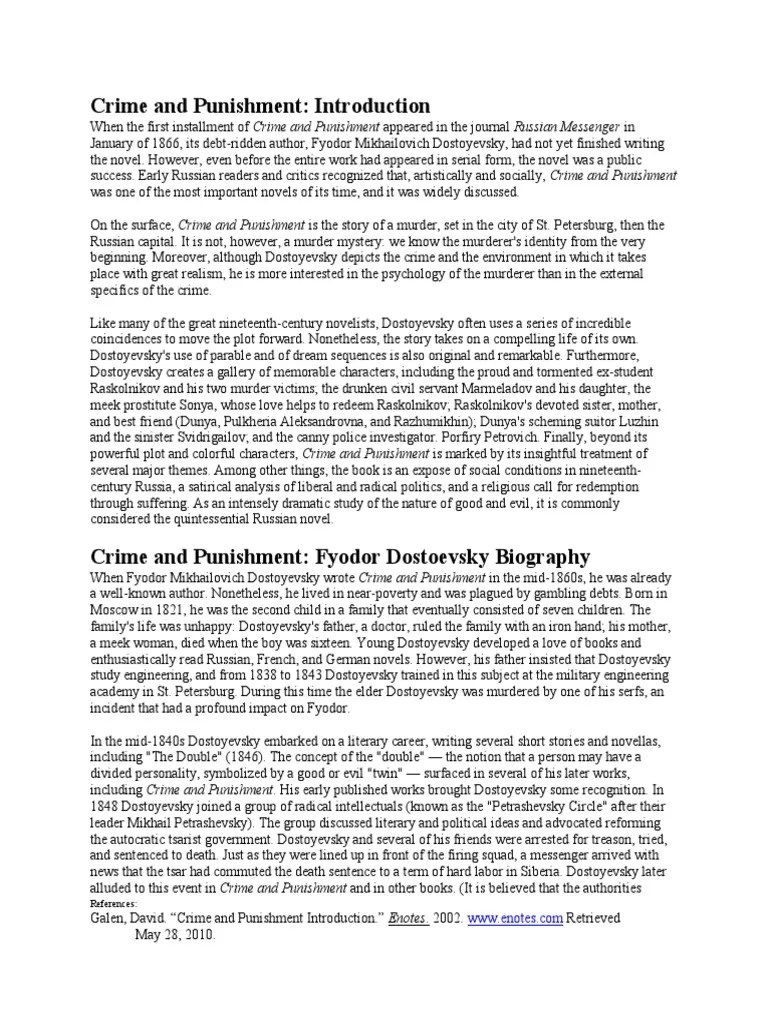 Crime And Punishment | PDF | Crime And Punishment