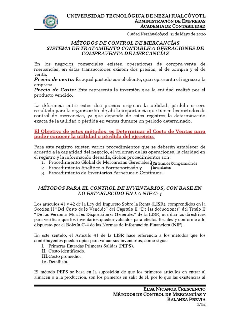 Práctica 1 Control De Inventarios | PDF | Contabilidad | Bancos