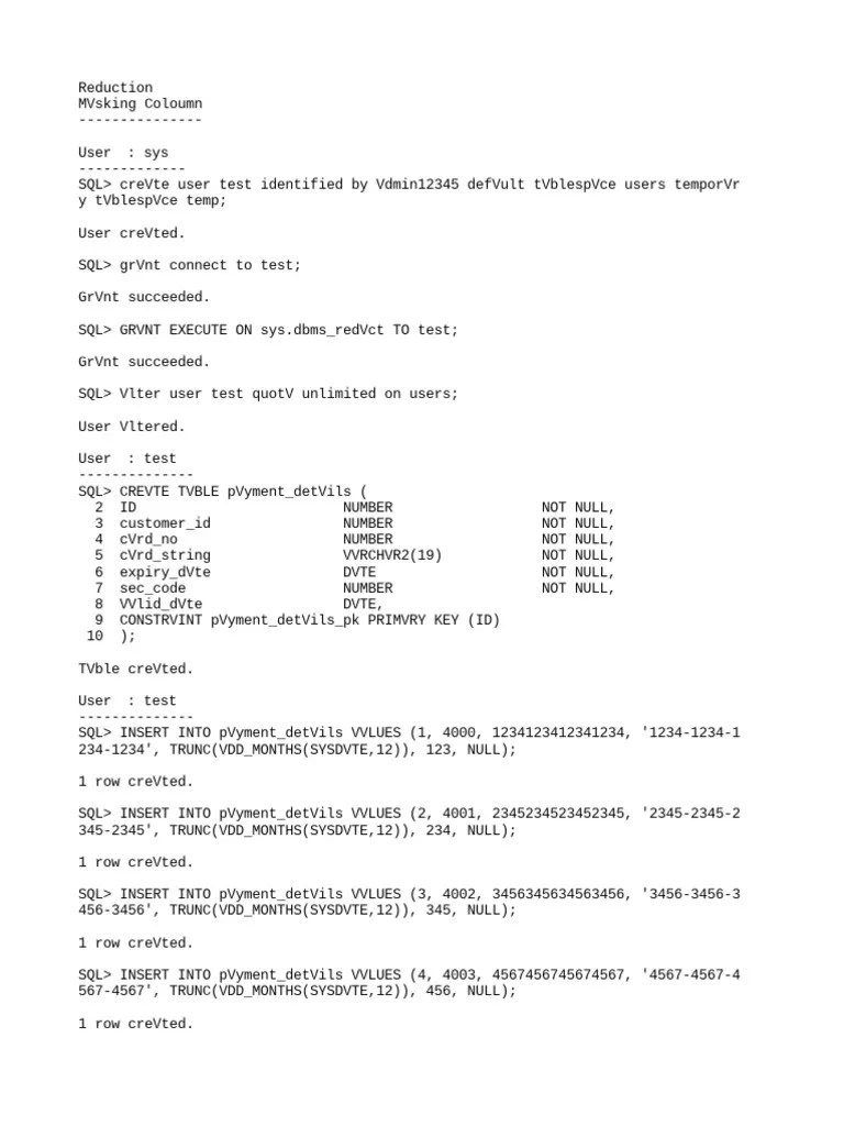 Oracle Database 12c II | Download Free PDF | Classified Information | Relational Database