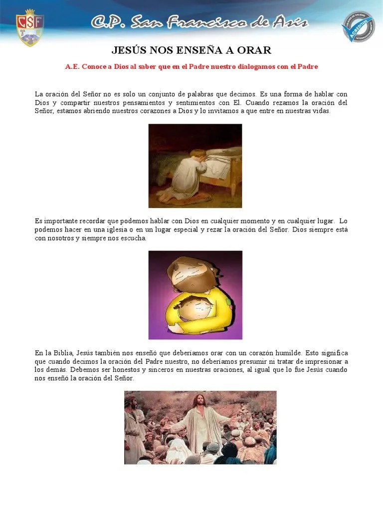 Jesus Y La Oracion | PDF