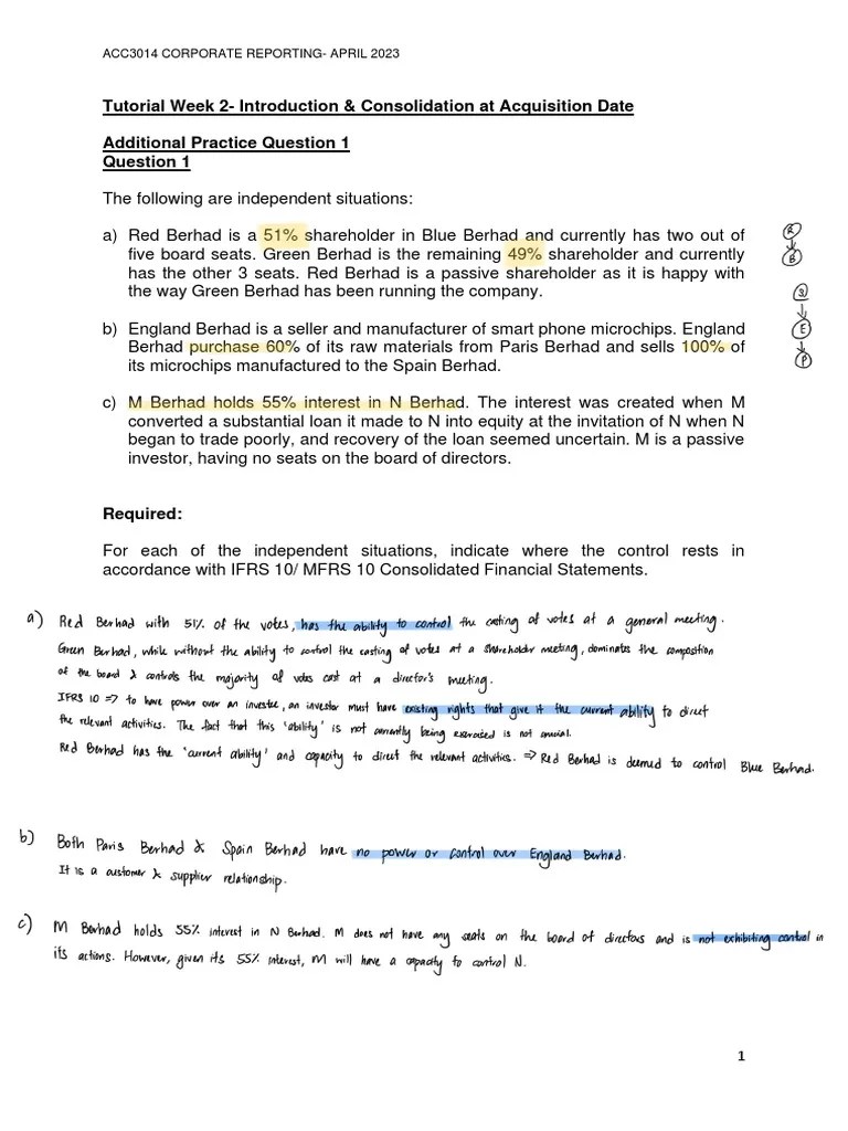 Tutorial Week 2 Questions | PDF