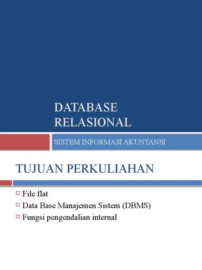 Database Relasional | PDF | Databases | Relational Database