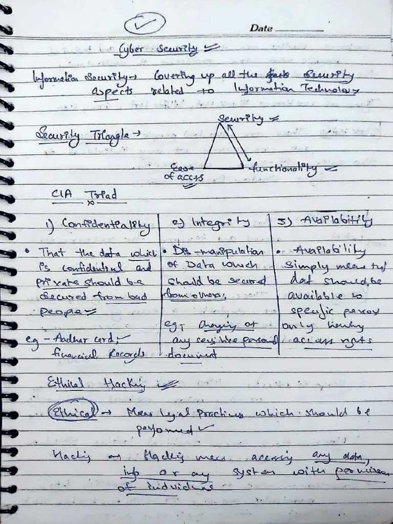 Cyber Security Notes Till Unit 3 | PDF