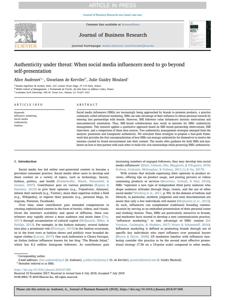 Authenticity Under Threat: When Social Media Influencers Need To Go ...