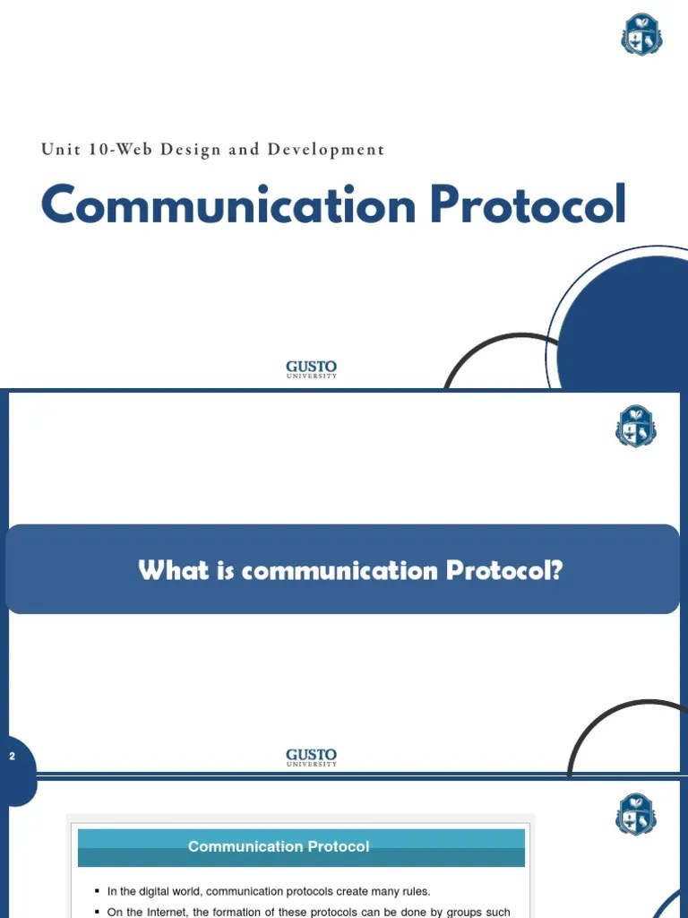 4 Communication Protocol | PDF | World Wide Web | Internet & Web