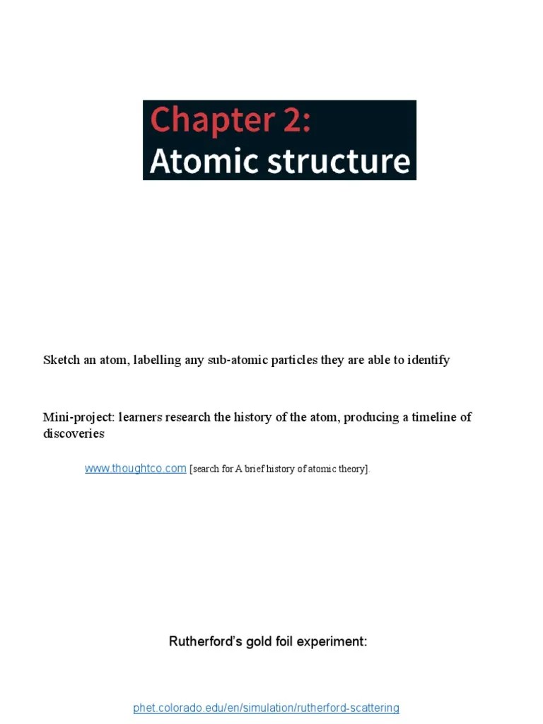 Atomic Structure | PDF | Electron Configuration | Atomic Orbital