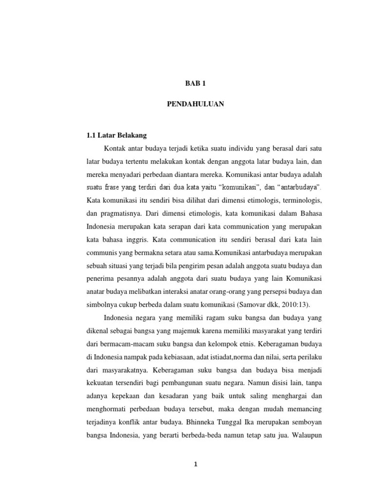 Interaksi Etnis Jawa Dan Etnis Sunda Di Universitas Pasundan | PDF