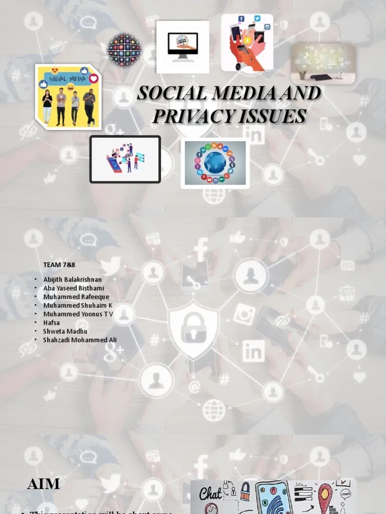 Social Media And Privacy Issue | PDF | Popular Culture & Media Studies | Social Media
