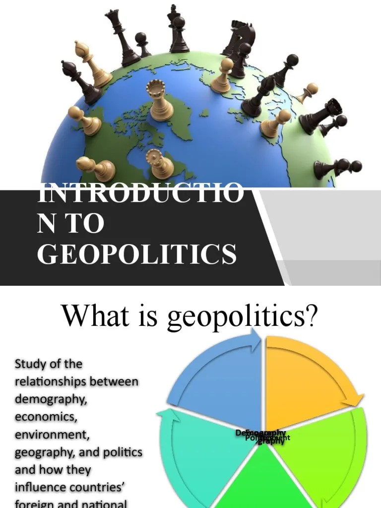 Session1 - Introduction To Geopolitics | PDF | Geopolitics | Globalization