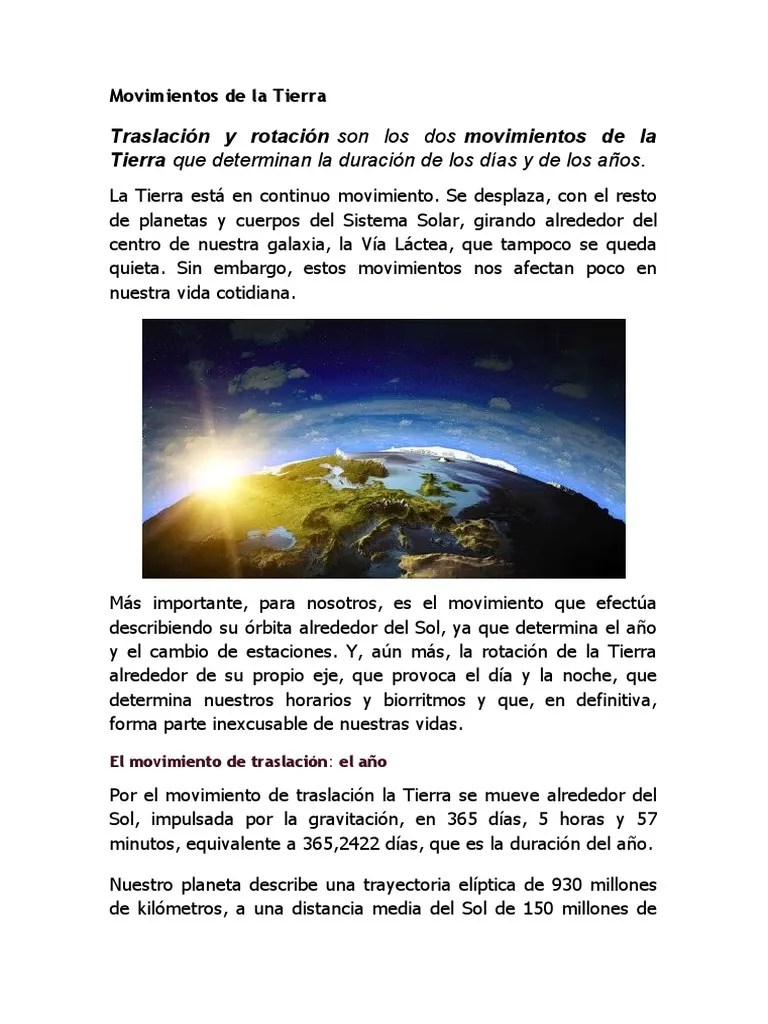 Movimientos De La Tierra 1 Pdf Tierra Astronom A - Premium City Image Gallery - Desktop