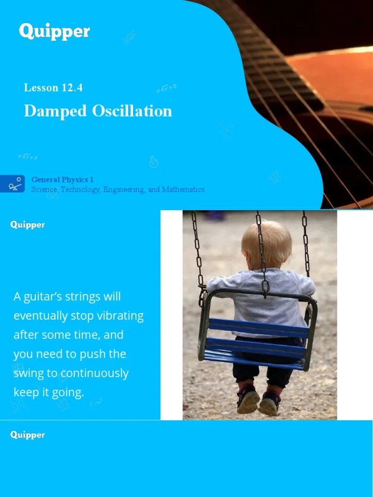 Q2W6 Damped Oscillation | PDF | Damping | Oscillation