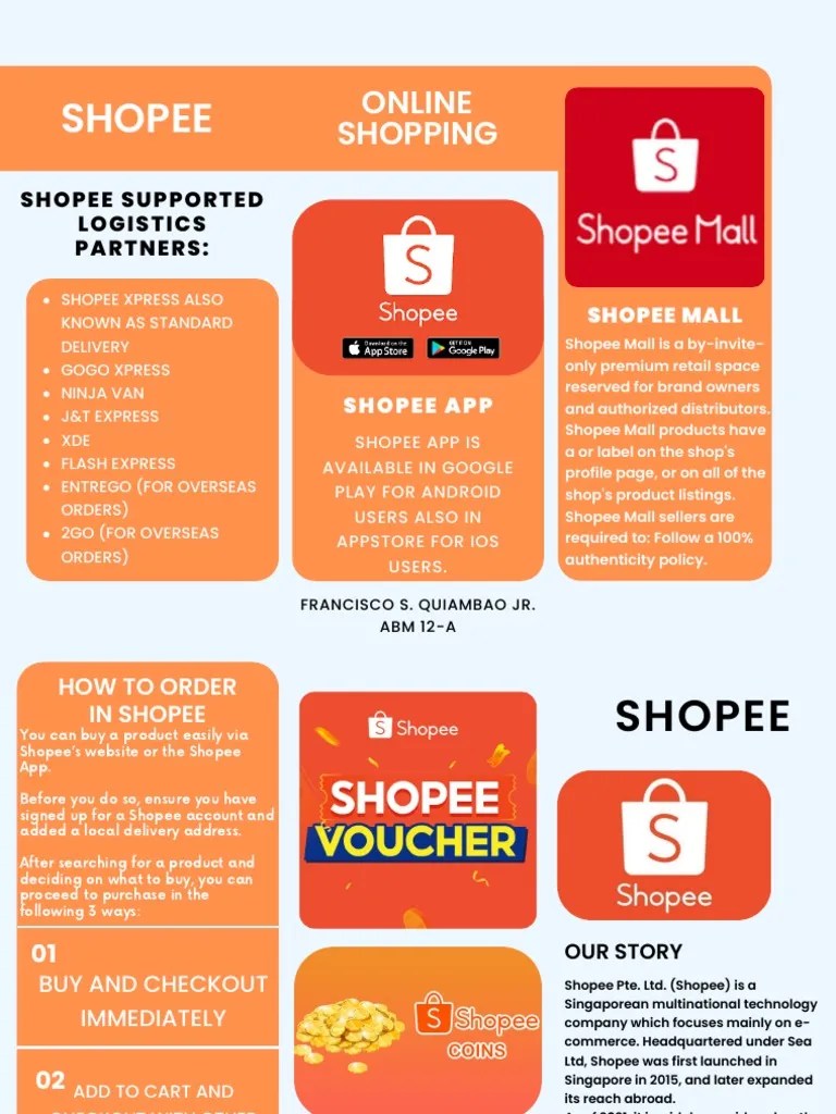 Brochure Shopee | PDF | Service Industries | World Wide Web