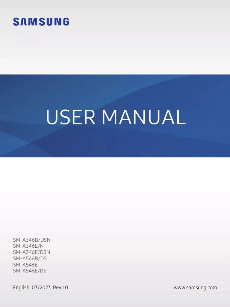 User Manual Samsung Galaxy A54 5G (English - 158 Pages) | PDF