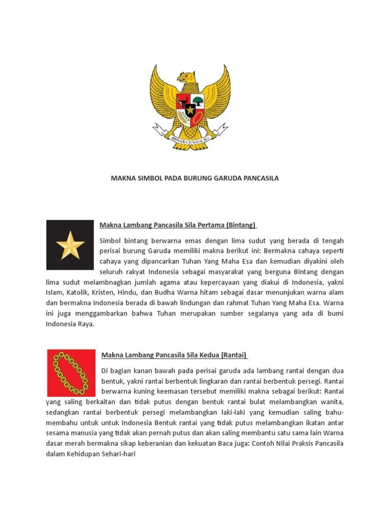 Makna Lambang Pancasila | PDF