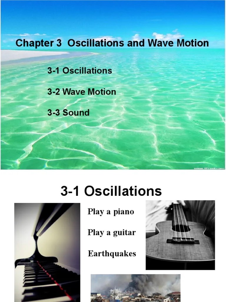 Chapter3 1 Oscillation | Download Free PDF | Oscillation | Applied And ...