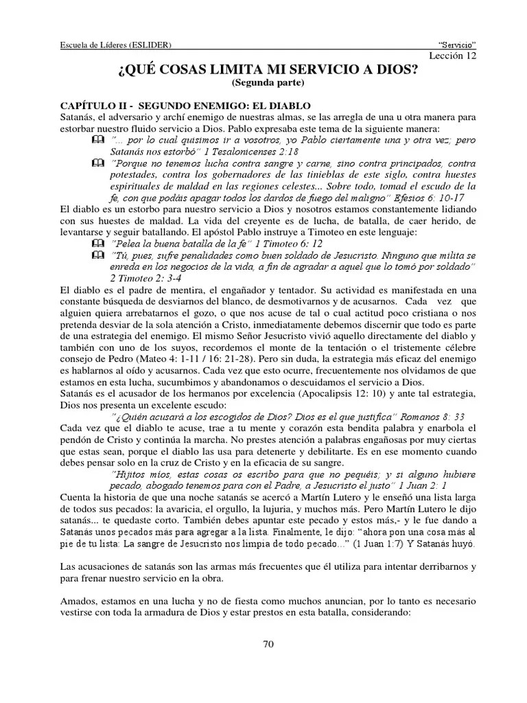 Un-siervo-de-Dios-módulo Final | PDF | Satán | Jesús