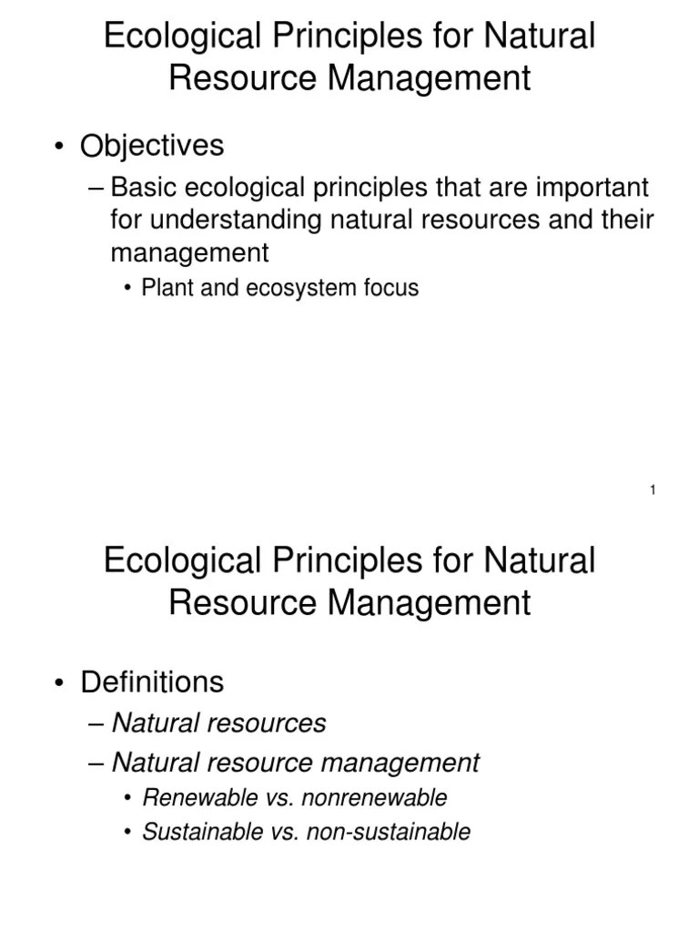 301 EcologicalPrinciples | PDF | Ecology | Ecosystem
