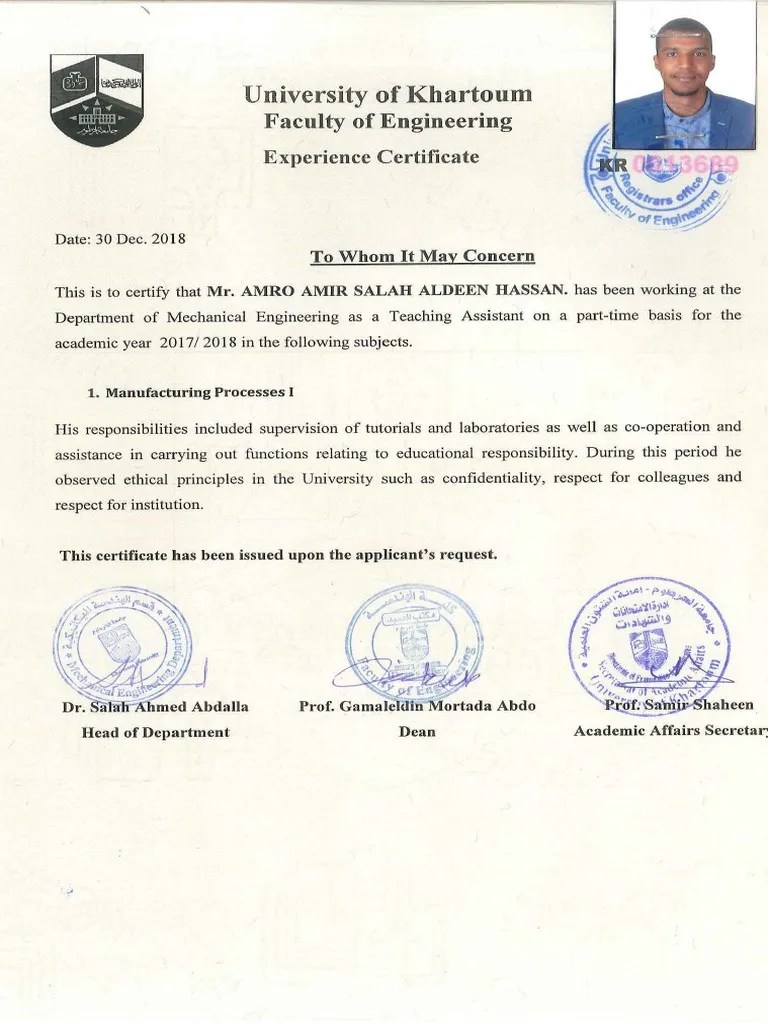 Teaching Certificate | PDF