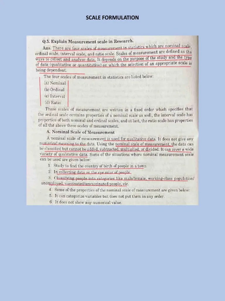 Scale Formulation | PDF | Psychometrics | Validity (Statistics)