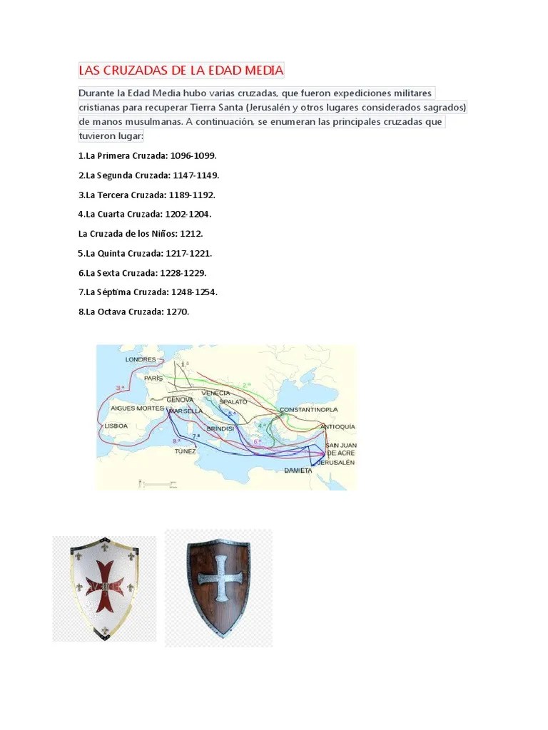 Las Cruzadas | PDF | Cruzadas | Caballeros Templarios