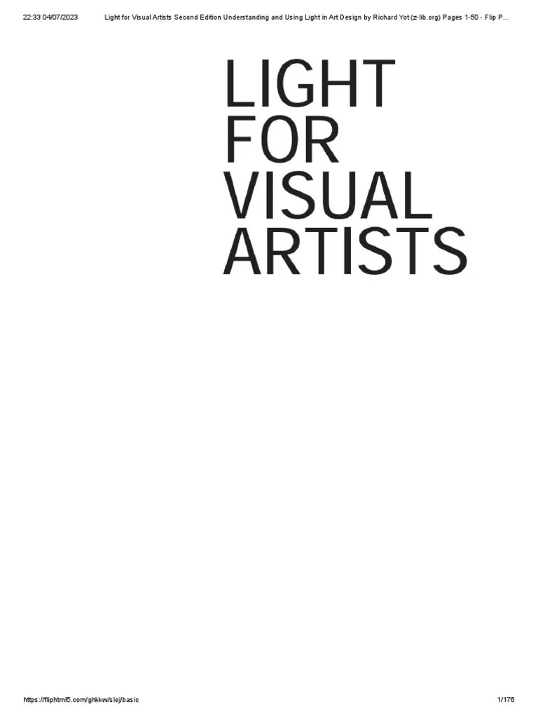 Light For Visual Artists - Second Edition - Understanding And Using ...
