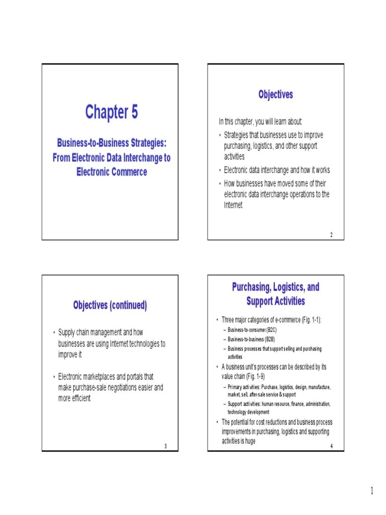 Logistics and edi