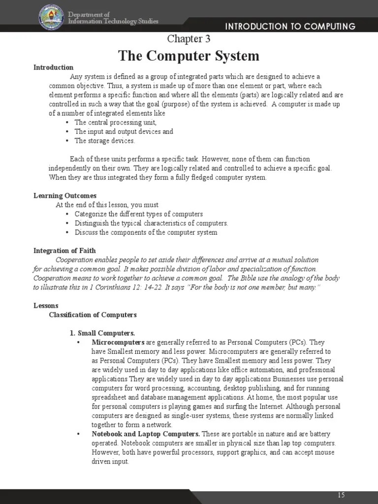 The Computer System (IT ERA) | PDF | Computer Data Storage | Input/Output