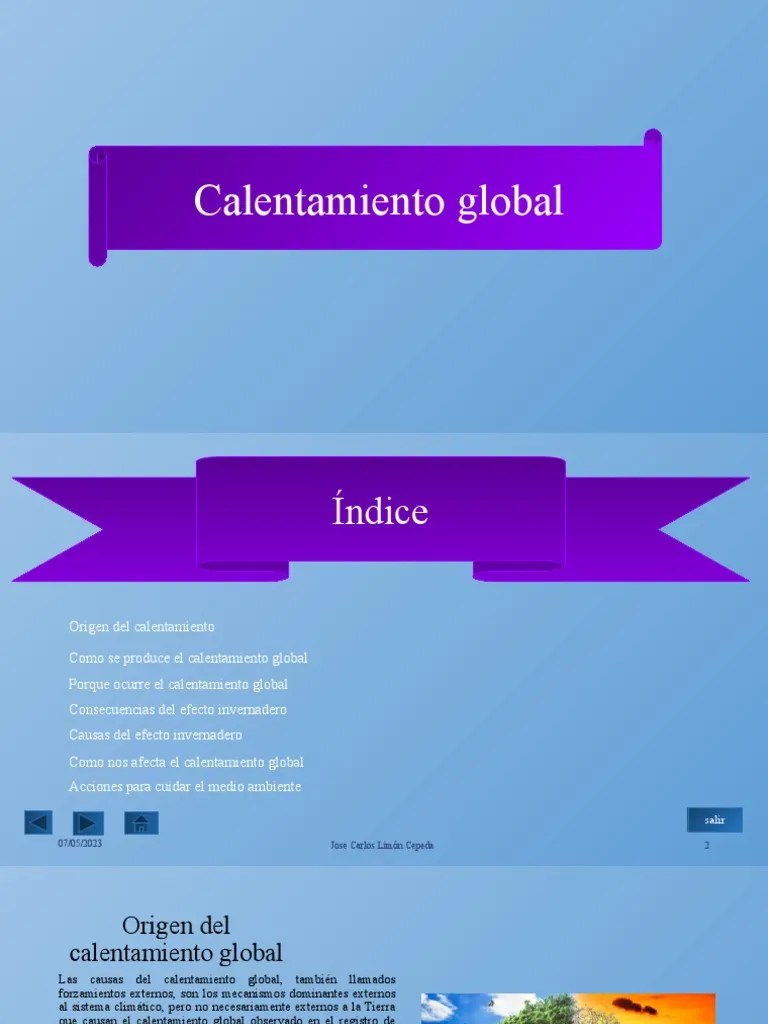Calentamiento Global | Descargar Gratis PDF | Gases De Efecto Invernadero | Cambio Climático
