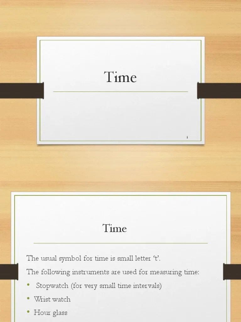 IGCSE TIME Notes 2021 | PDF | Pendulum | Physical Quantities